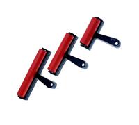 Lurrose Red Rubber Roller Paint Brush for Art Crafts Absorbent Sponge Roller for Ink Painting DIY Scrapbooks Staining Varnishing and Wallpaper Decorating