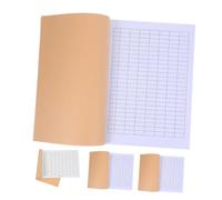 Lurrose Register Book Blank Accounting Book Income Ledger Notebook, 4Pcs White Paper for Versatile Application and Detailed Record Keeping at Home