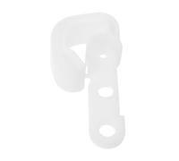 Lurrose Replacement Door Stopper Refrigerator Door Catch Plastic Easy Installation Universal Compatibility Modern Styling White Compact Look Household Use