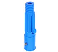 Lurrose Replacement Mop Extension Rod Adapter with Plastic Tip and Spring Clip Telescopic Mop Pole Handle Part for Household Cleaning Tools
