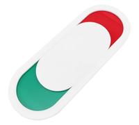 Lurrose Restroom Door Sign 10x4cm White Privacy Vacancy Indicator in Use Vacant Sliding Office Door Sign for Meeting Room and Bathroom