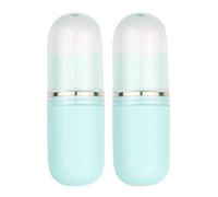Lurrose Retractable Compact Makeup Brush Sky-blue Blush and Powder Brush with Handle for Travel and Vanity Portable Adjustable Cosmetic Tool for Cheeks and Face Application