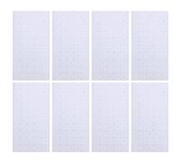 Lurrose Round Hole Reinforcement Labels Sturdy 1000pcs Self-Adhesive White PVC Stickers Versatile Application Paper Hole Punch Repair Stickers for Binders for Office and School Supplies