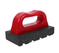 Lurrose Rub Brick Tool with Handle Concrete Finishing Broom Masonry Cleaning Brush for Brick and Cement Surface Stain Removal and Smooth Finishing Maintenance
