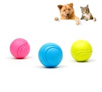 Lurrose Rubber for Obedience Dog Puppies Chew Small and to Ball Tennis Medium Training Biting and Teeth Cleaning Play Random Color Dogs