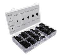 Lurrose Rubber Grommet Kit Suitable for Homes and Offices Passthrough Design 170pcs Waterproof Rubber Wire Hole Grommets for Automotive Wiring and Cable Management