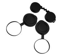 Lurrose Rubber Protective Objective Lens Caps and Binoculars Covers Set with Waterproof Scratch-Resistant Design for 10X42 Binoculars Hiking and Bird Watching