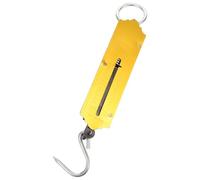 Lurrose Scale Alloy, Steel Humanized for Design and Construction 25kg Portable Mechanical Hanging with Aluminum Sturdy Vertical Spring Hook Weighing Shop and Luggage Use