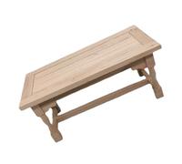 Lurrose Scale Miniature Wooden Dining Table for Dollhouse Accurate Detail Educational for Compact Unfinished Wood Furniture for Mini House Kitchen Living Room Decor