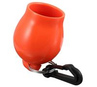 Lurrose Scuba Regulator Mouthpiece Protector with Quick Release Design, Orange Pvc Cover for 2nd Stage Diving Regulators, for Scuba Snorkeling and Recreational Divers