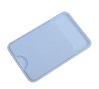 Lurrose Self Adhesive Phone Card Holder for 12 Series, Portable Artificial Leather Cellphone Back Wallet, Easy to Install Phone Wallet Holder, Fashion and Creative Design