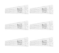 Lurrose Sewing Clips 6Pcs Plastic Multi-Function Clamps Strong Spring for Quilting and Crafting Projects