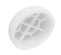 Lurrose Silicone Candle Mold for Small Round Votive and Tealight Candles, Reusable Non-Stick Wax and Resin Holder Mold 8.3x8.3x2.5 Inch for DIY Home Crafting