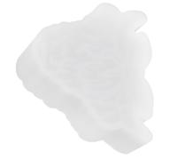 Lurrose Silicone Coaster Mold Cow Head Candle Making Mold for DIY Crafts and Handmade Supplies Epoxy Resin Storage and Aroma Beads Holder