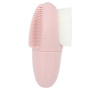 Lurrose Silicone Facial Brush Double Side Deep Cleansing Brush with Soft Bristles for Gentle Exfoliation, Suitable for Daily Face Wash and Skin Care