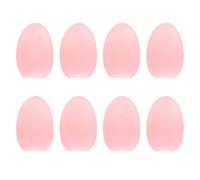 Lurrose Silicone Lip Brush Covers Anti-loss Caps 8pcs Makeup Brush Protectors with Convenient to Carry Design for Lip Mask Application