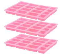 Lurrose Silicone Miniature Brick Mold Tiny Brick Mold 3pcs Multi-Purpose Easy to Clean Random Color for Sand Table Making and Building Accessories for DIY Sand Table Scene Scenery