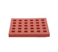 Lurrose Silicone Miniature Hexagon Brick Mold for DIY Crafting Precise Hexagon Shape and Effortless Demolding, for Mini Gardens and Dollhouse Building Material, Realistic Modeling Tool