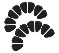Lurrose Silicone Push-in Nose Pads Anti-Slip Comfortable Fit 10 Pairs Black Prevents Pressure on Nose Bridge, Stable Support for Glasses and Sunglasses for Men and Women