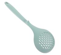 Lurrose Silicone Skimmer Spoon Strainer Colander Noodle Spoon Kitchen Utensil Blue Gradient Slotted Ladle for Dumplings Hot Pot and Fried Food Drainage