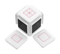 Lurrose Six-Sided Learning Stamp for Handwriting Line Practice Self-Inking Line Stamps with Tianzige Rice and Squares for English Chinese and Math Writing Skills Development