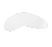 Lurrose Small Curved Acrylic Water Mirror Pond, 1pcs Crescent-shaped Lake Reflection Landscape Accessory for Christmas Village Holiday Skating Scene Decoration