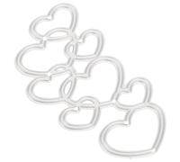 Lurrose Small Cutting Die DIY Carbon Steel Mold Metal Dies for Paper Crafting and Card Making, Embossing Paper Making Crafts Tool with Heart Shape Design, Portable Handcraft Tool for