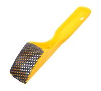 Lurrose small grater ceramic scraper clay tool shaping tool hand grater shredding clay scraper industrial carving scraper chrome alloy yellow