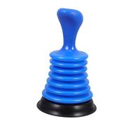 Lurrose Small Hand Drain Plunger for Bathroom and Kitchen Sinks Lightweight Abs Pipe Cleaning Tool Versatile Use Toilet Drain Unblocker with Sturdy Blue Material