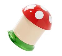 Lurrose Small Mushroom Trash Can with Inner Bucket Cute Waste Container for Office Bedroom and Bathroom Compact Design for Minimal Space Sturdy Daily Use Wastebasket