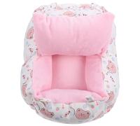 Lurrose Small Pet Sleeping Bed Guinea Pig Rat Bed Keeps Pets Warm Provides Cozy Sleeping Environment Thick Cotton Insulated Material Mini Design Adorable Pattern Winter Season for Mouse