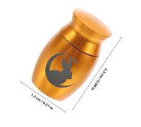 Lurrose Small Rabbit Cremation Urn with Secure Seal Pet Ashes Keepsake Jar for Dogs and Cats Aesthetic Memorial Container for Human and Pet Ashes Moisture-resistant Closure