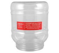 Lurrose Snowflake Ice Machine Accessory 3l Plastic Water Bucket Ice Cooling Holder with Water Inlet Compatible