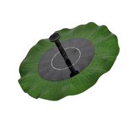 Lurrose Solar-Powered Lotus-Leaf Fountain for Garden Decor Outdoor Floating Water Feature for Bird Bath with Energy-Saving Automatic Pump Easy to Use and Maintain Water Cycle