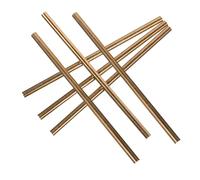 Lurrose Solid Brass Knife Handle Pins Enhanced Stability and Effortless Installation 6pcs 4x0.12 Inch Brass Rods for DIY Knife Making Kit for Kitchen Handle Repairs and Crafts