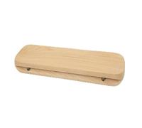 Lurrose Solid Pencil Holder Creative Multi-Function Wood Case for Single Pen Storage and Sturdy Maple for Office and School Supplies