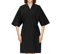 Lurrose Spa Salon Gown Lightweight Hairdresser Robe with Sleeves Comfortable Client Cape Practical Hairdressing Clothes 31.5X19.7 Inches