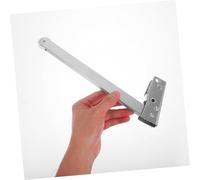 Lurrose Stainless Steel Automatic Door Closer with Sequential Closing Mechanism Silent Spring Operation Fire-Resistant Gate Coordinator for Home and Interior Doors Silver Finish