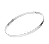 Lurrose Stainless Steel Foot Tub Retainer Ring with Anti-slip Texture and Thickened Metal Structure for Foot Soaking Tubs 60.5cm Diameter for Home Use