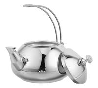 Lurrose Stainless Steel Induction Tea Kettle with Filter Ergonomic Handle Fast Heating Teapot for Loose Leaf Tea Coffee Home Kitchen Use and Elegant Design