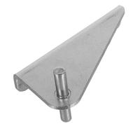 Lurrose Stainless Steel Left Center Post Freezer Door Hinge Shaft Replacement for Kitchen Chest Freezer with Universal Fridge Mount, Refrigerator Door Accessory,