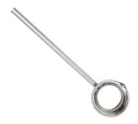 Lurrose Stainless Steel Long Handle Ladle with Pour Spout, 45cm Kitchen Water Scoop and Garden Watering Spoon, 12cm Large Capacity Metal Kitchen Dipper for Cooking and Outdoor Use