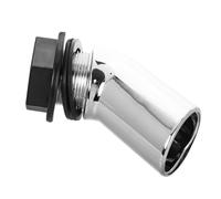 Lurrose Stainless Steel Salon Shower Mount with Faucet Accessory Holder for Comfortable Experience, Silver Shower Arm Holder Designed for Barber Shops and Beauty Salons