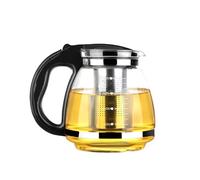 Lurrose Stainless Steel Teapot 0.85L Tea Pot with Heat Resistant Handle Air Vent Lid Anti-Slip Base Suitable for Home Office and Outdoor Tea Brewing