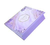 Lurrose Standing Desk Calendar Dual Purpose Flip Calendar Planner for Home Office Monthly Overview Organizational Tool for Planning Enthusiasts