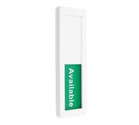 Lurrose Status Acrylic Sliding in Indicator Sign Door Office for and, Management Efficiency Utilization Use and Vacant Private Spaces Desks Room Meeting
