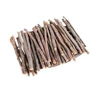 Lurrose Sticks Chew for Small Animals Healthy Teeth Support and Boredom Relief for Rabbits Guinea Pigs Hamsters Chinchillas Portable Wooden Molar Chew Treats to Encourage