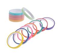 Lurrose Stress Relief Sticky Tape Balls Plastic Material, Not Easy to Break 12 Rolls Creative Design for Daily Decompression and Relaxation Random Color for Adults and Students