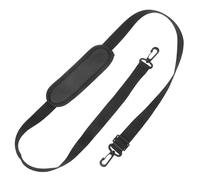 Lurrose Sturdy Adjustable Crossbody Bag Strap Shoulder Strap Replacement Wide Style Nylon with Cushion Effect and Adjustable Buckle for Briefcase Laptop Bag Black with Shoulder Pad