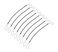 Lurrose Stylus Pen Rope and Anti-lost Wrist Strap Lanyard for Touchscreen Pens, 8pcs Spring Stretch Cords, Black, Secure Writing Tools for Tablets and Smartphones in Everyday Use